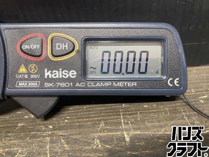 ○【送料無料】【中古品】kaise カイセ SK-7601 ACクランプメーター 被