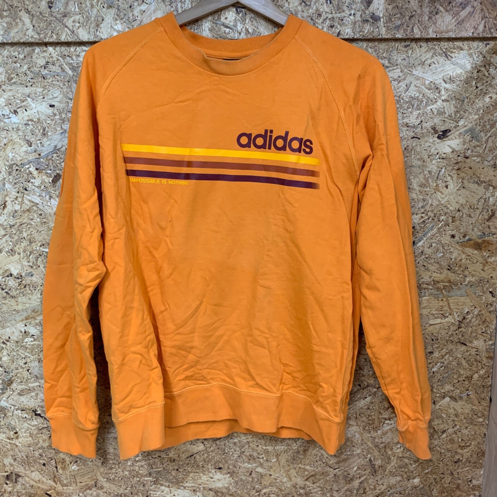 adidas Trainer Sweat Lounge 00s XL Orange Mens Clothing