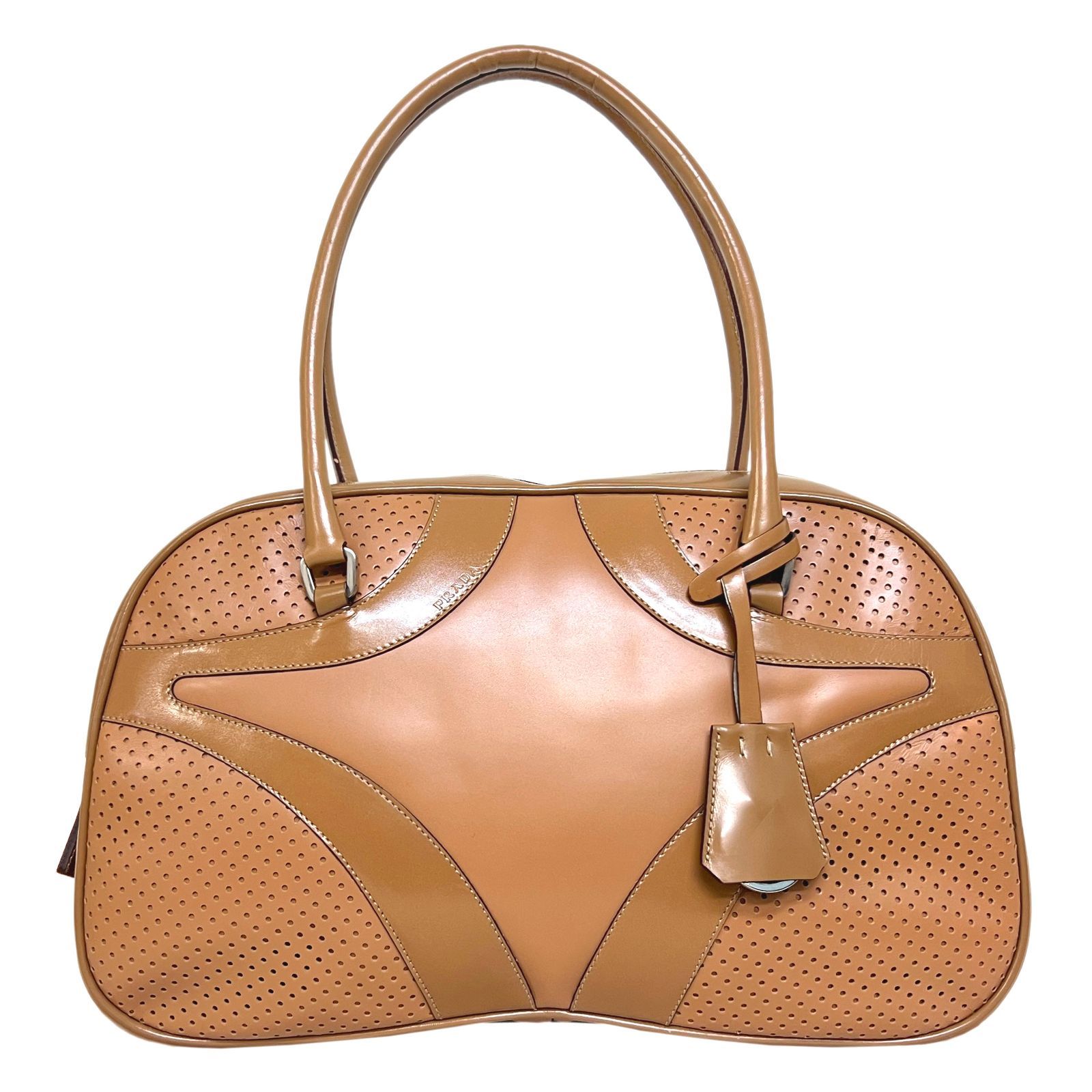 PRADA プラダ バッグ ミニボストン ボーリング B10524 レザー 
