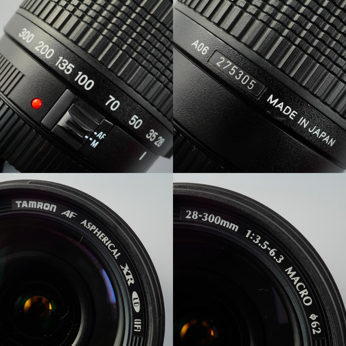 TAMRON タムロン AF 28-300mm F/3.5-6.3 XR LD Aspherical [IF] Macro 