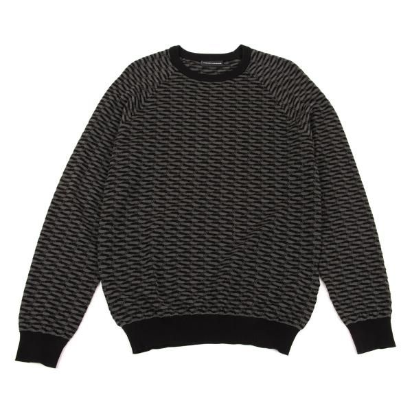 エンポリオアルマーニEMPORIO ARMANI コットンデザイン織りリブ切替 