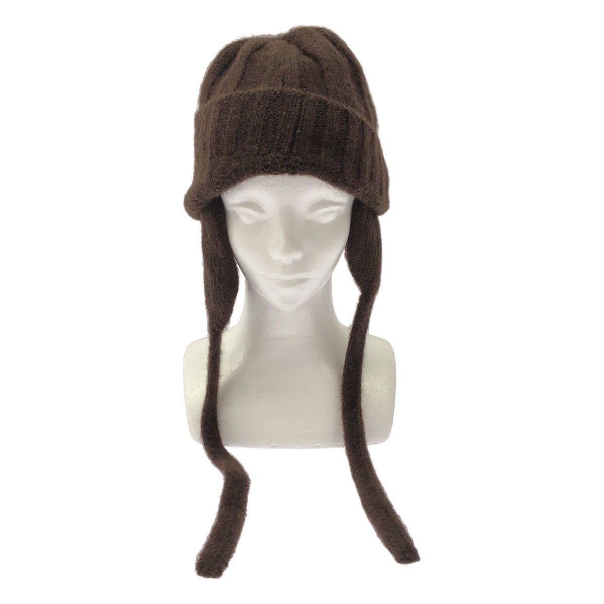 Nomat ノマット 25AW Knit Hat With Earpiece ニットキャップ ブラウン