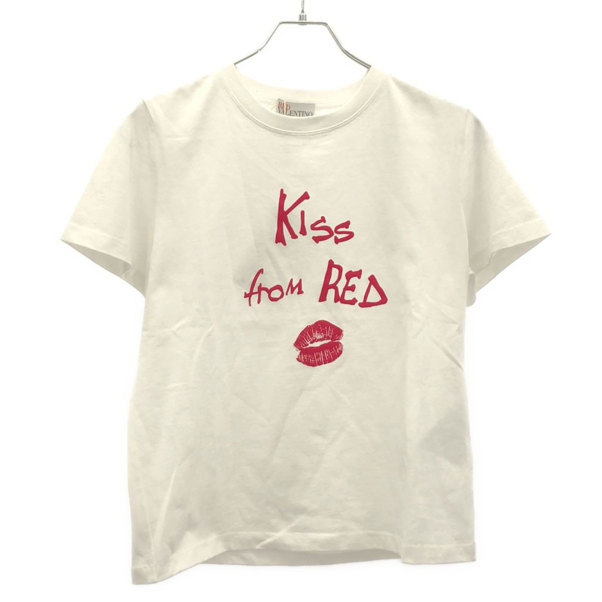 RED VALENTINO レッド ヴァレンティノ Kiss form RED プリントTシャツ 
