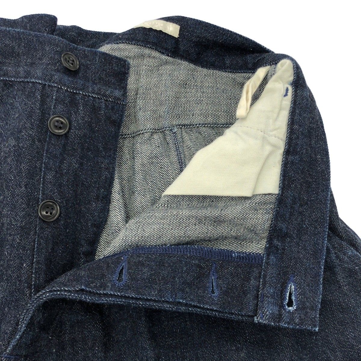 COMOLI コモリ 22AW デニムオーバーパンツ W03-03002 インディゴ 0 