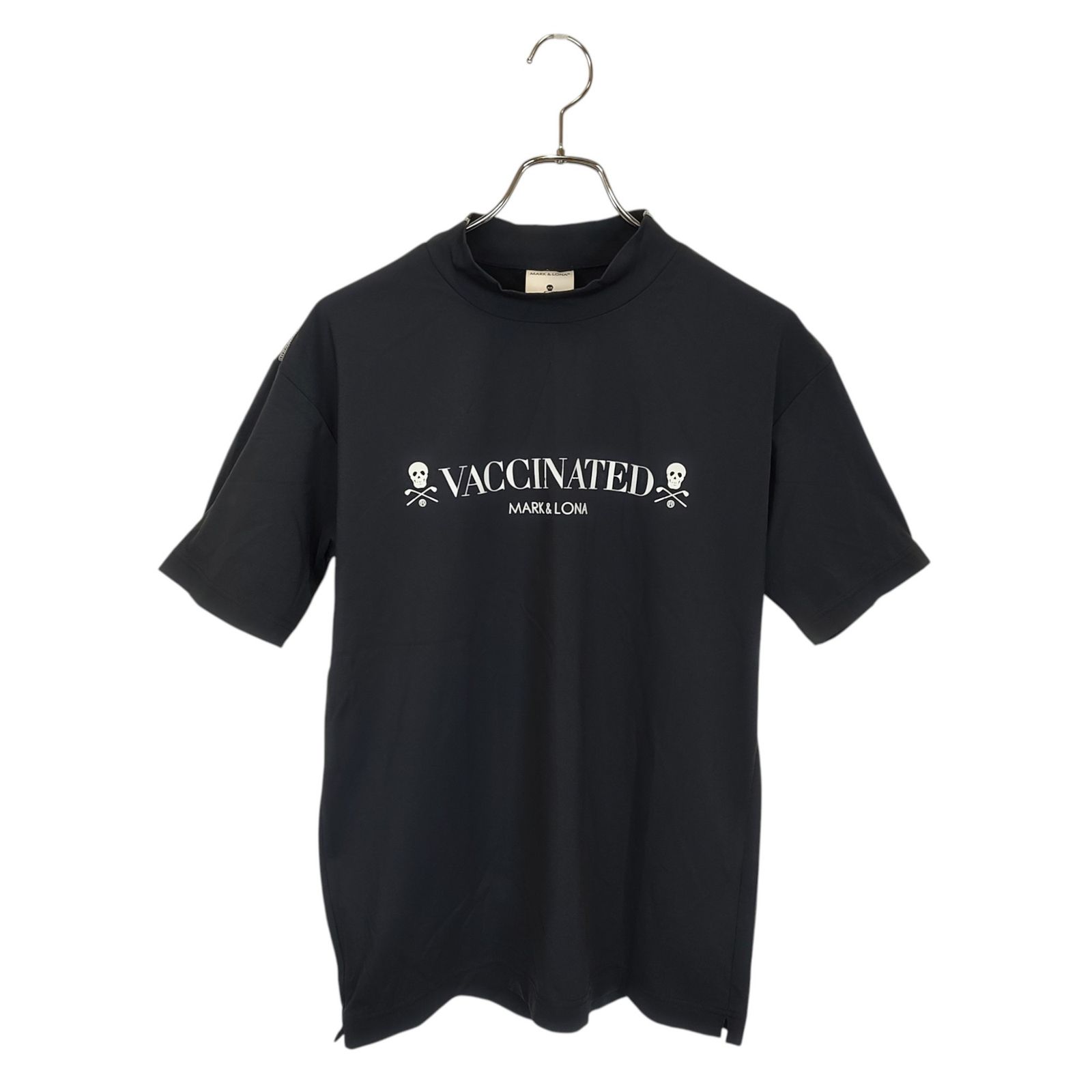 MARK & LONA モックネックシャツ MLM-2A-AU01 48 MARK&LONA マークアンドロナ ゴルフ 22SS S/S TEE半袖 モックネック