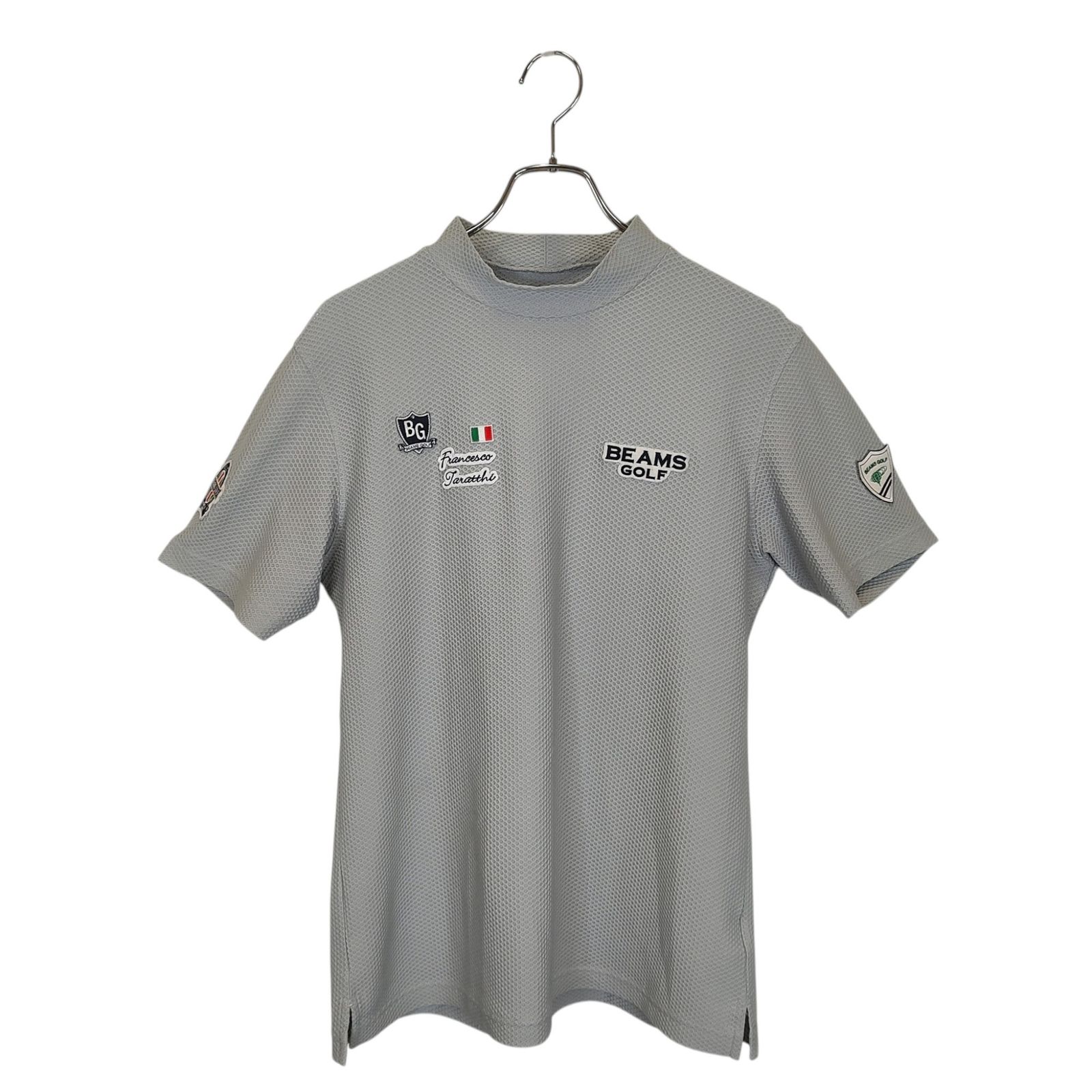★美品★BEAMS　GOLF　タラッティプラスリッチモックネック　M BEAMS GOLF ビームス ゴルフ タラッティ プラスリッチ 半袖 モック