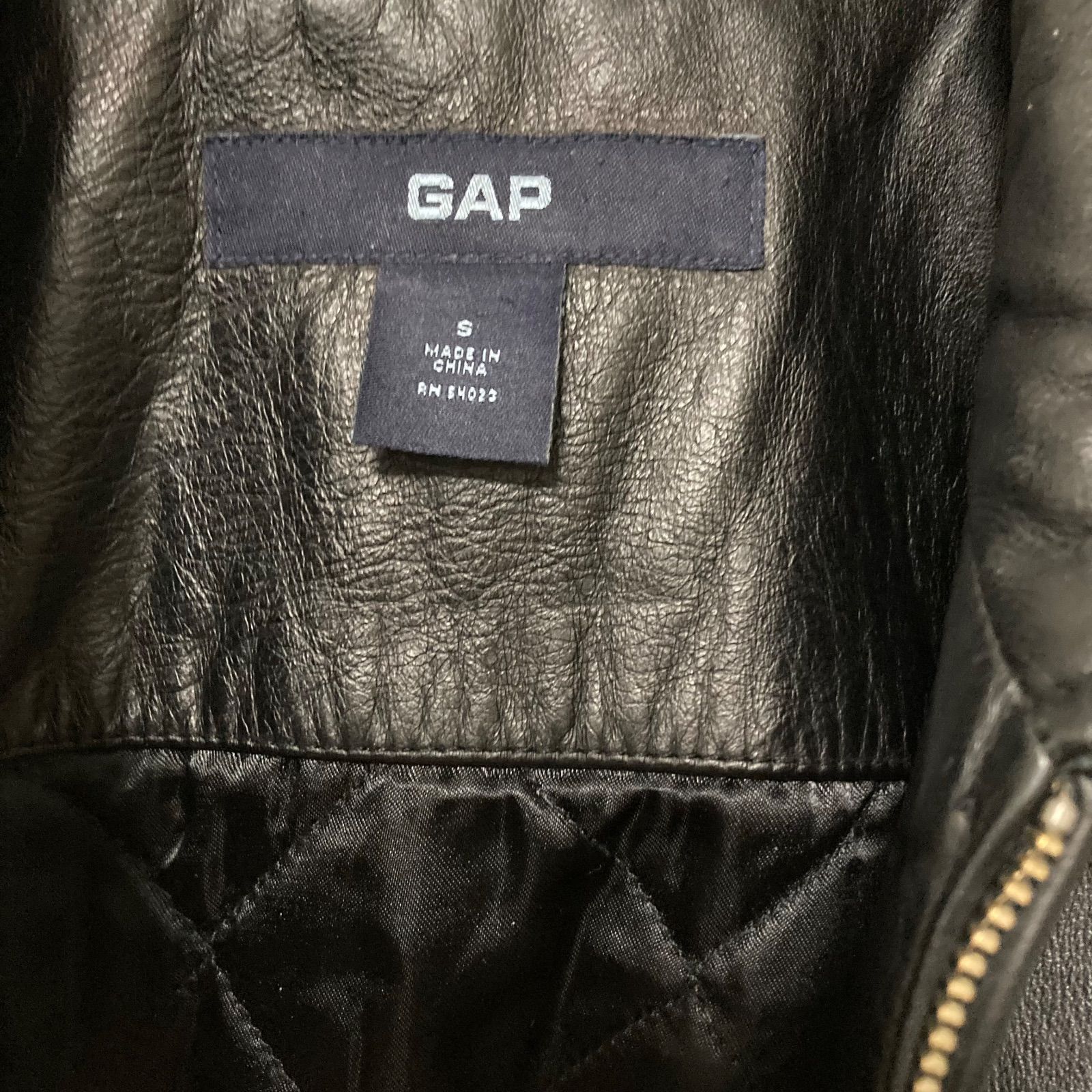OLD GAP レザージャケット スイングトップ - メルカリ