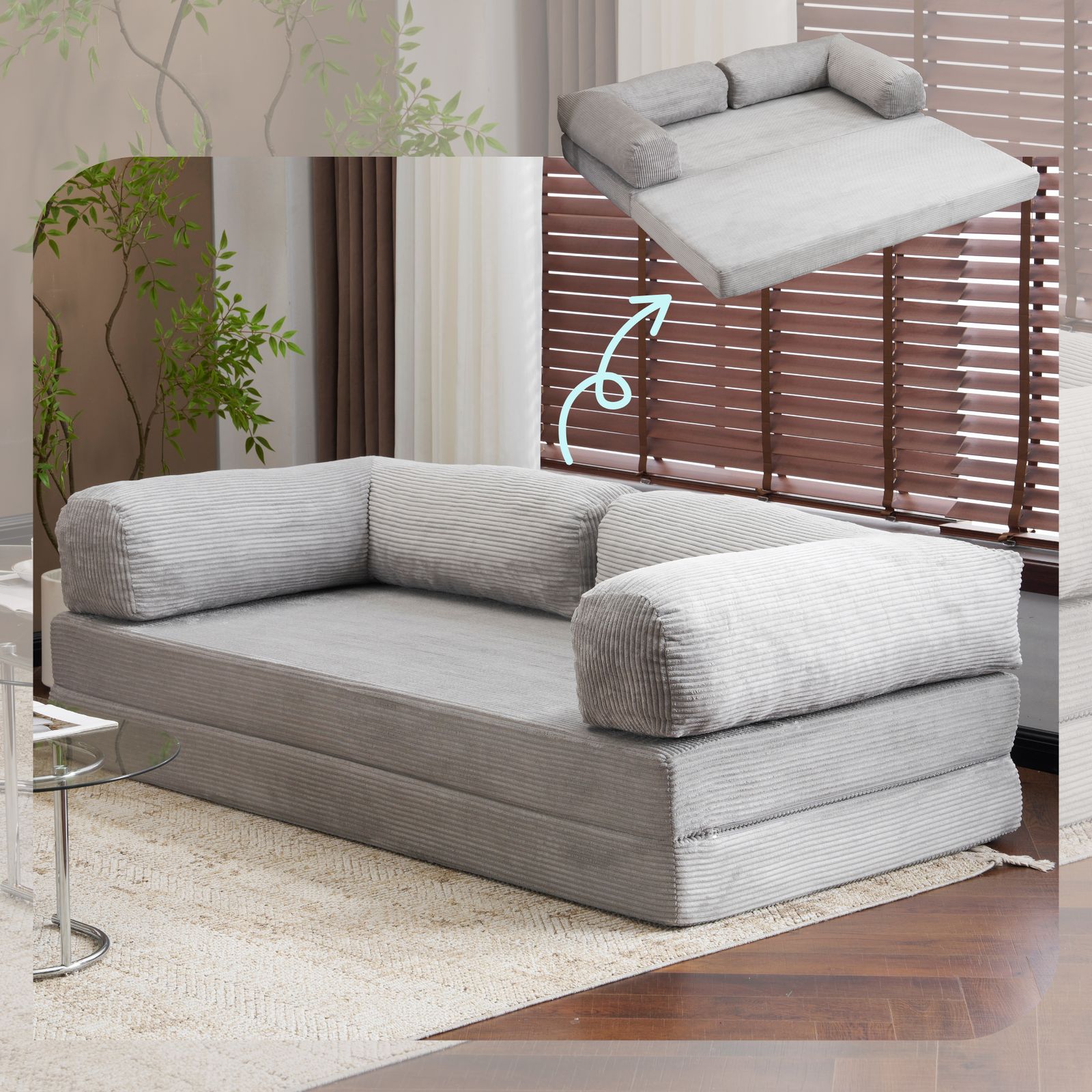 3|15再入荷予定 ソファベッド 組立て不要 二人掛け 三人掛け フロアソファ コンパクト ローソファ ソファー 1人暮らし 家庭用 マルチに使える クッション付き 座椅子 1人掛け 完成品 運びに便利だ 圧縮梱包 高反発ウレタン