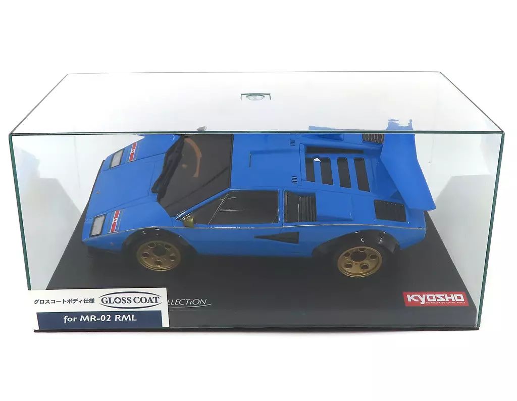 中古】ラジコン 1/27 ランボルギーニ カウンタック LP500S(ブルー