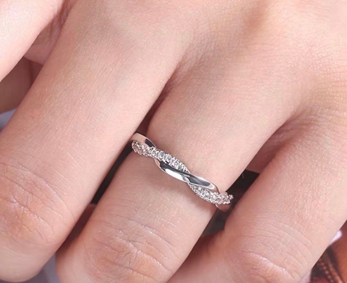 最高級 モアサナイト フルエタニティ リング 【9号】 | Compre na