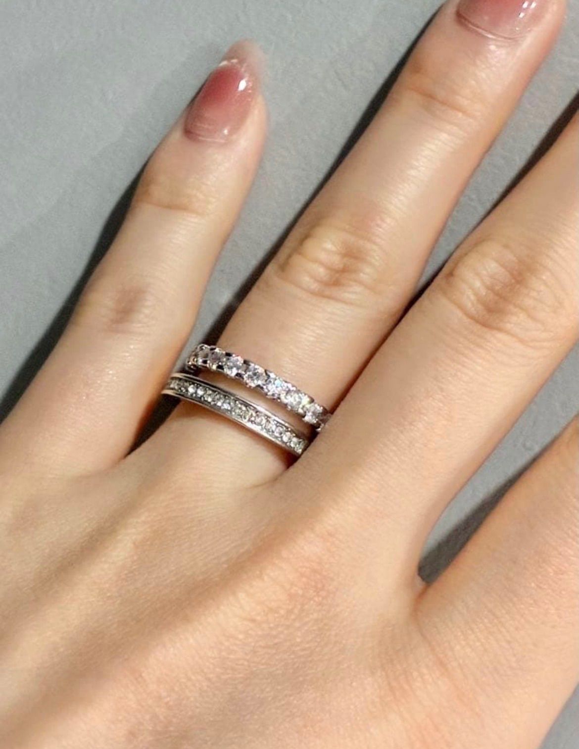 最高級 モアサナイト フルエタニティ リング 【9号】 - メルカリ