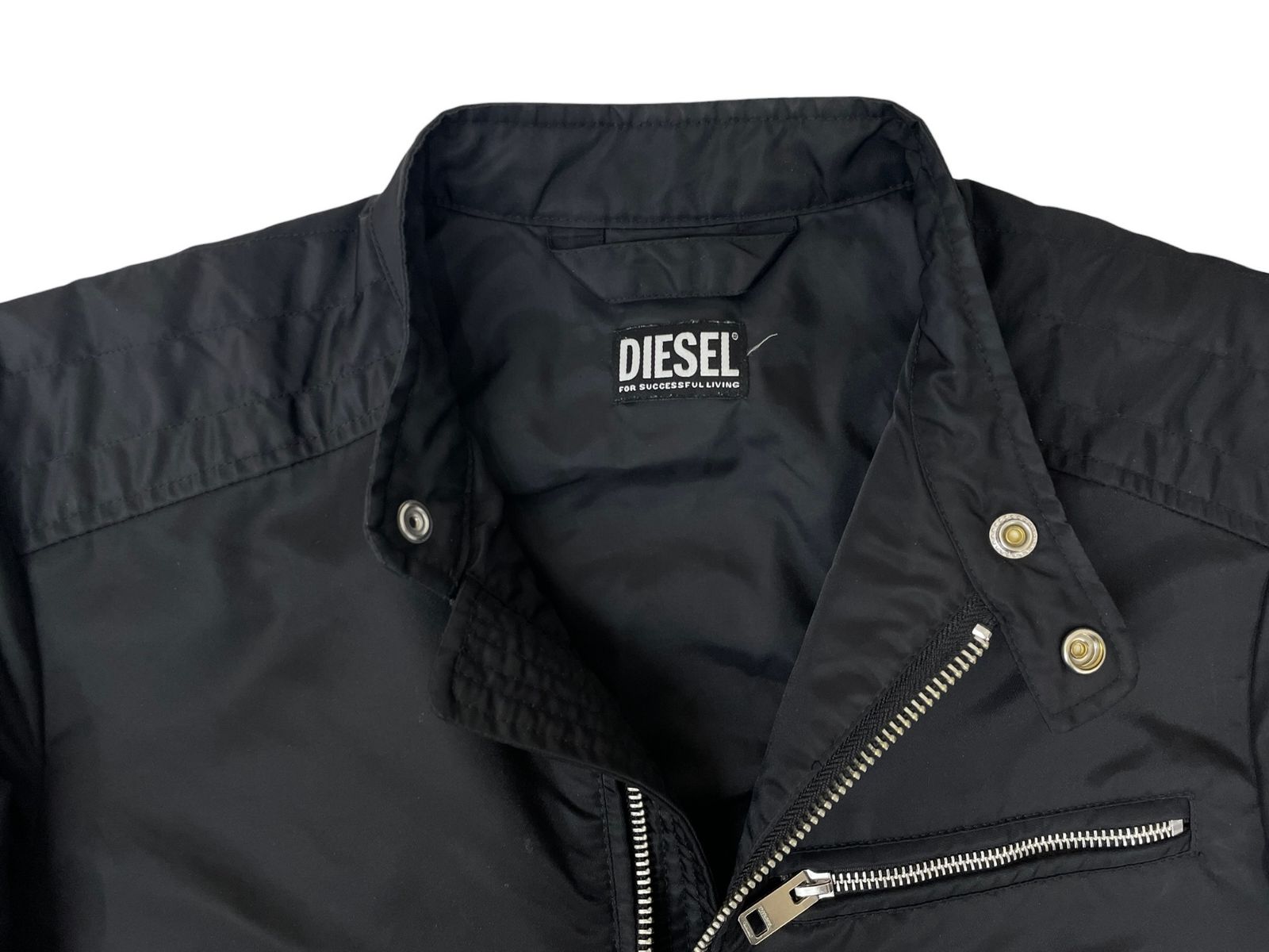 DIESEL (ディーゼル) J-GLORY ナイロンシングルライダースジャケット