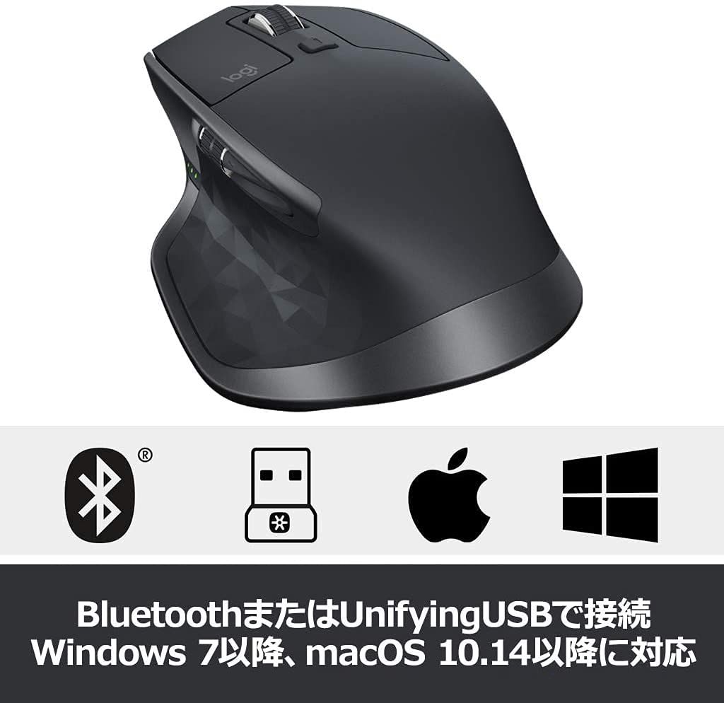 ロジクール MX MASTER 2S ワイヤレス マウス MX2100CR Bluetooth 無線