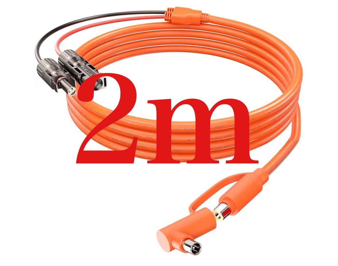 MC4コネクタ MC4からDC7909 DC8020ソーラー充電ケーブル 2M 12AMG