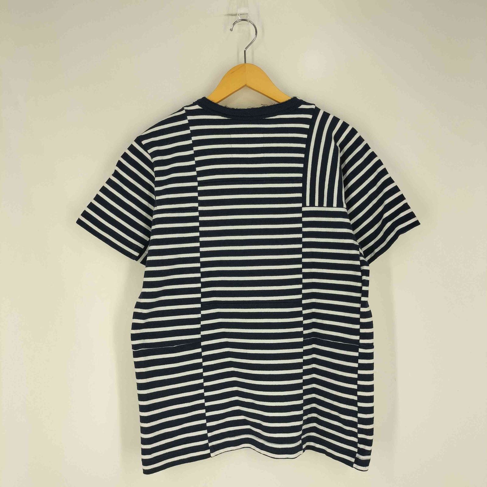 サカイ Sacai ドッキング ボーダー クルーネック Tシャツ メンズ JPN