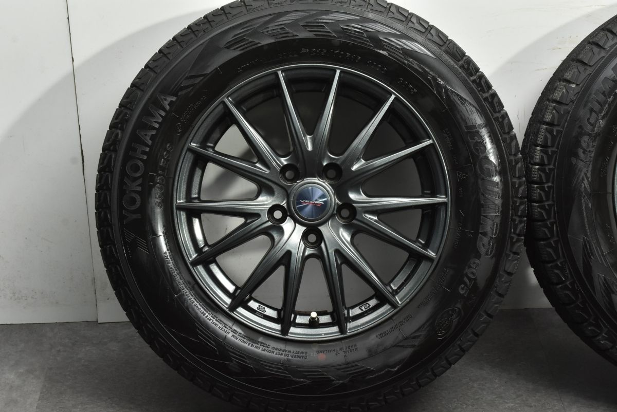 バリ溝】WEDS VELVA SPORT2 16in 6.5J +40 PCD114.3 ヨコハマ アイス