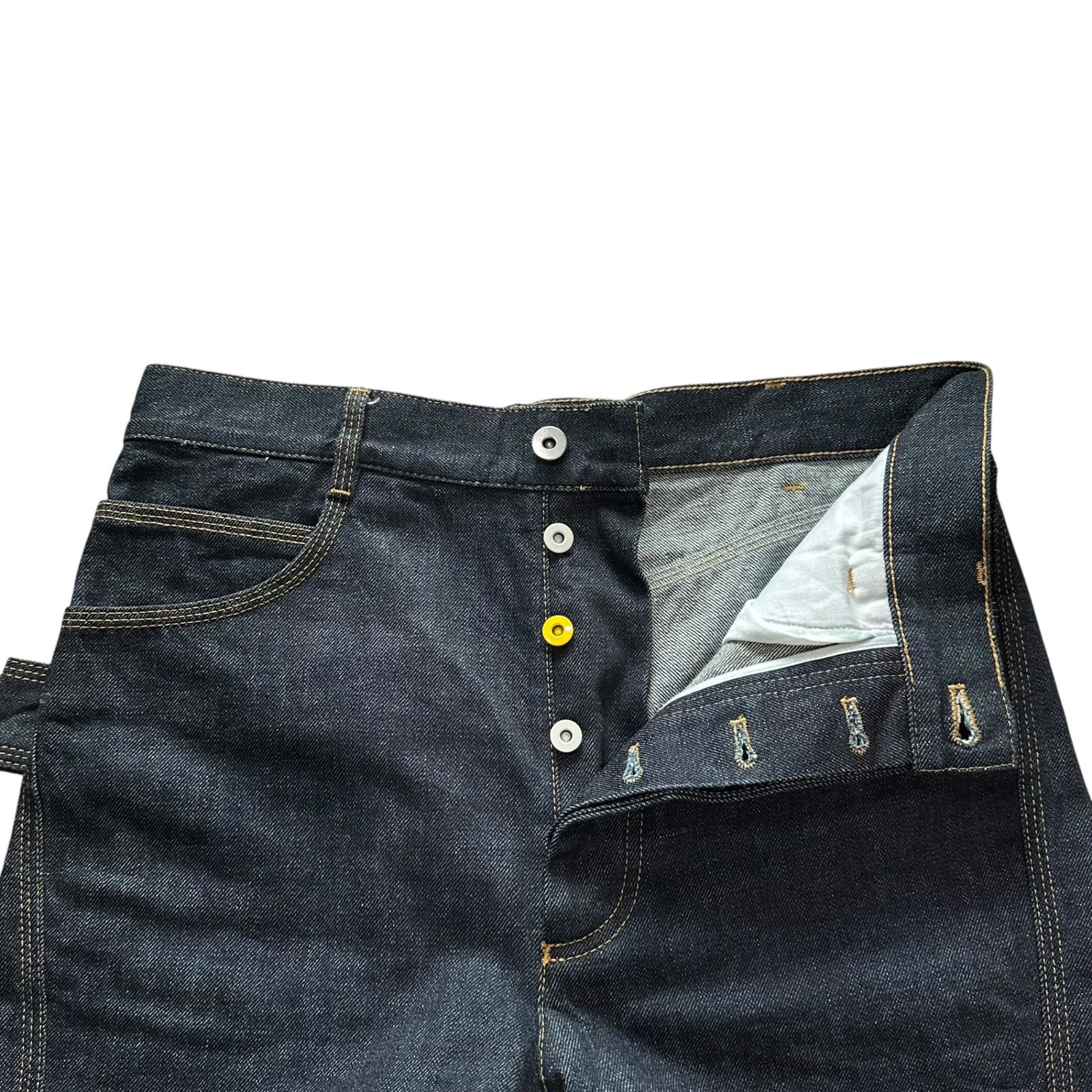 【ボッテガヴェネタ】ローウエストデニムパンツ ジーンズ ボタンフライ 48 BOTTEGA VENETA(ボッテガヴェネタ) 20SS Fly Front Low-Rise Denim