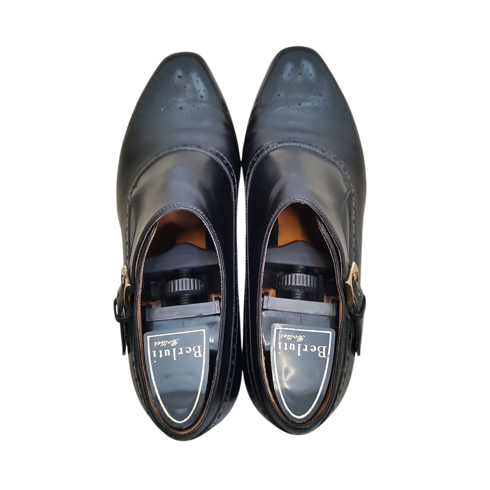 Berluti ベルルッティ シングル モンク レザー シューズ UK7ハーフ