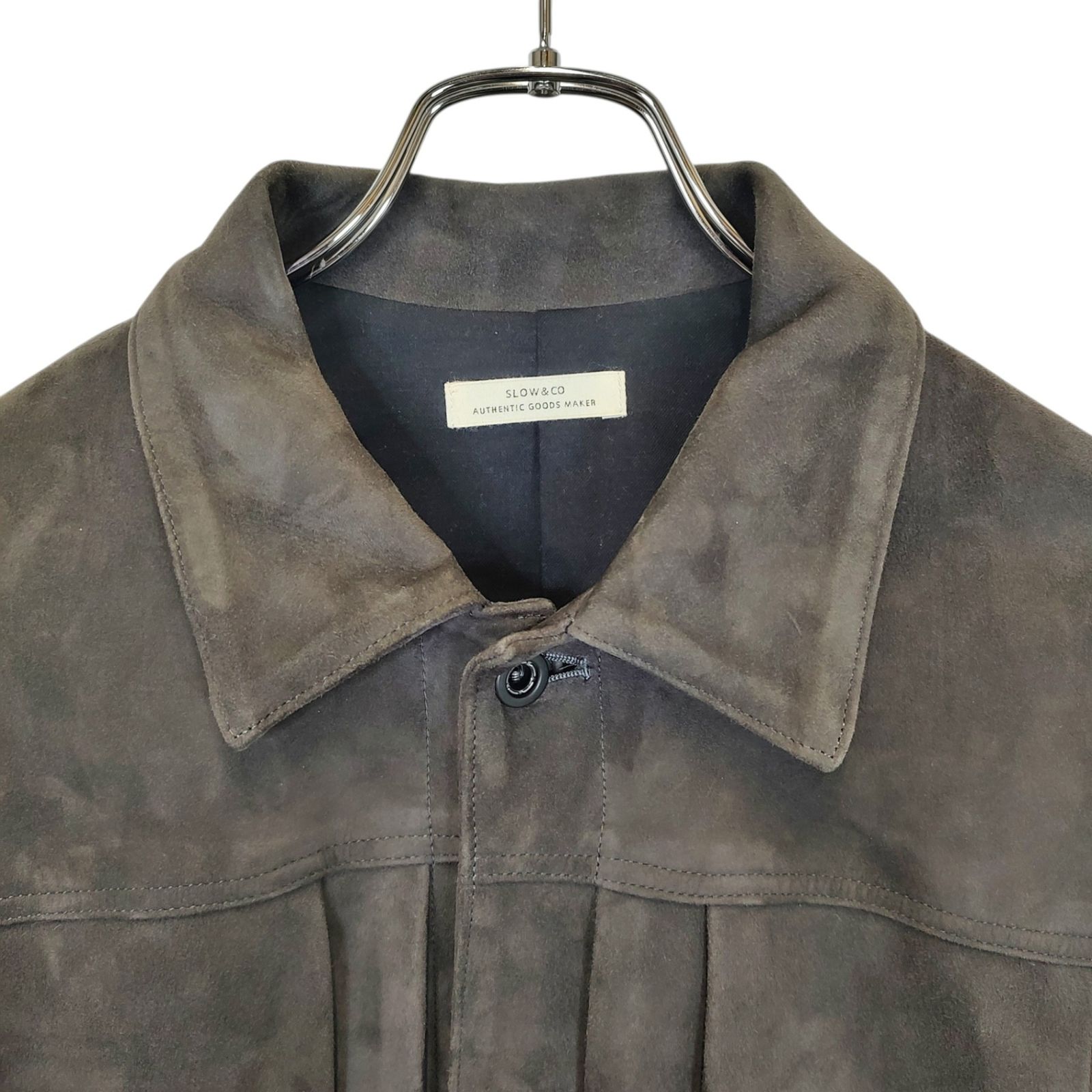 slow&co Leather mix Jacket スロウレザージャケット 【公式通販】