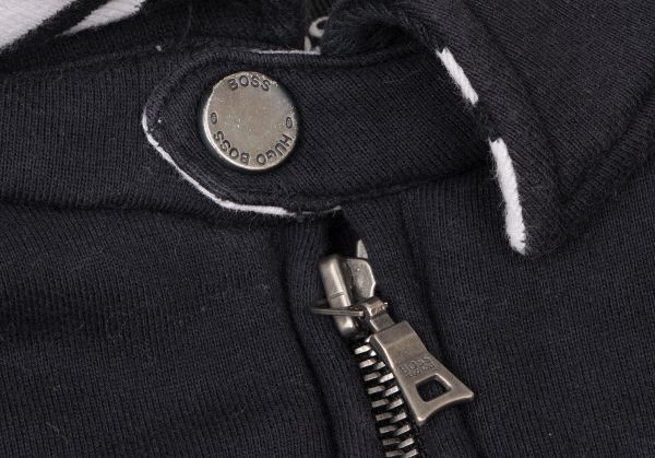ヒューゴボスHUGO BOSS ハーフジッププルオーバースウェット 紺M位 (K