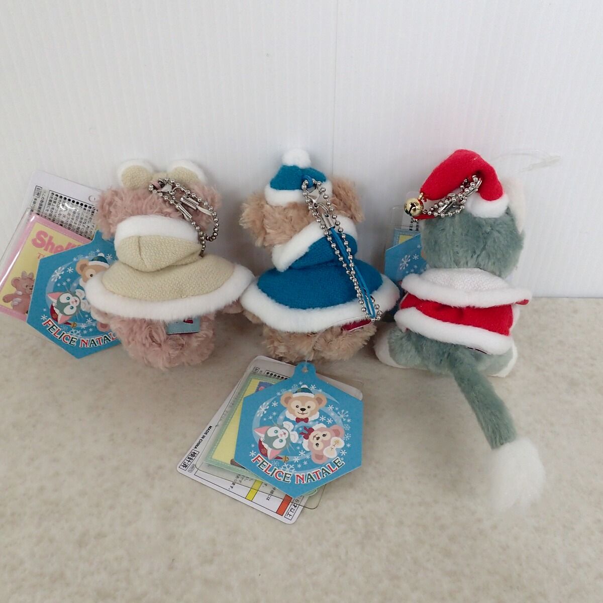 ダッフィー/シェリーメイ/ジェラトーニ ぬいぐるみストラップ