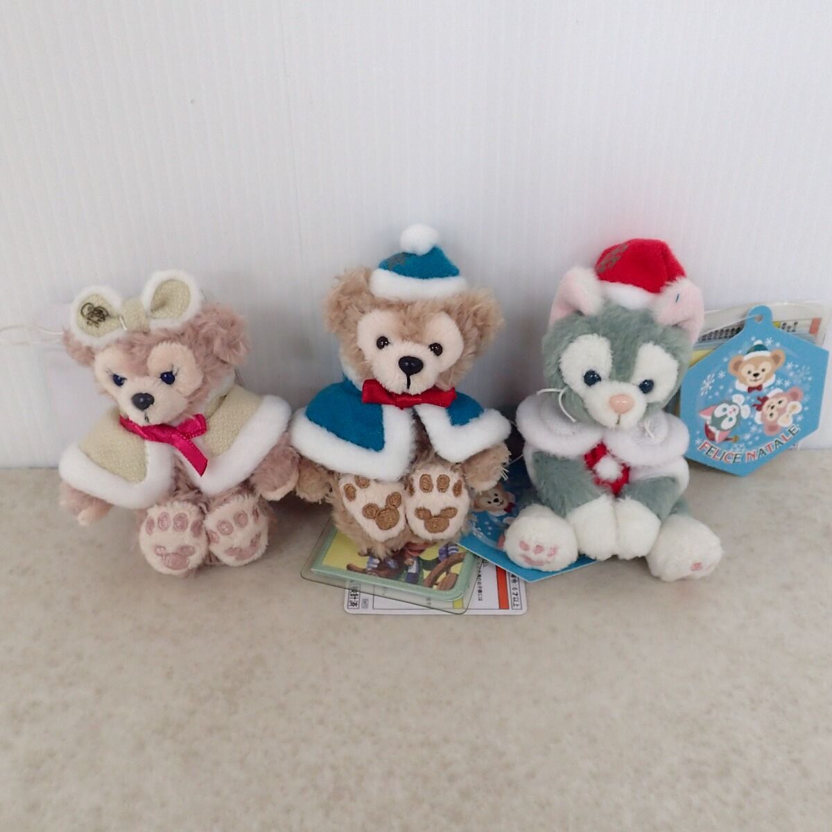 ダッフィー/シェリーメイ/ジェラトーニ ぬいぐるみストラップ