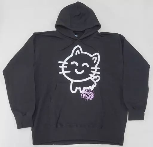 中古】アウターウェア nqrse かえってきたねこぱーかー ブラック