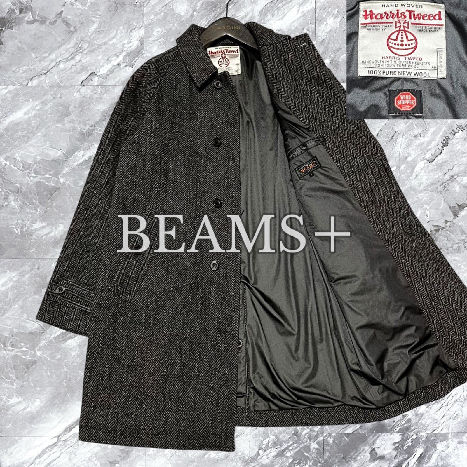 BEAMS＋ ビームスプラス Harris Tweed ハリスツイード WIND STOPPER
