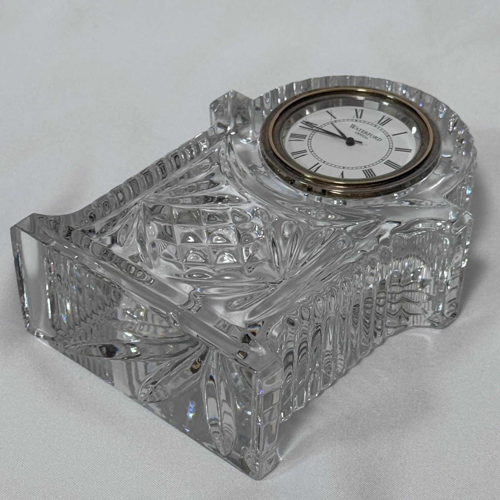WATERFORD ウォーターフォード クリスタル 置時計 WEDGWOOD ドイツ製