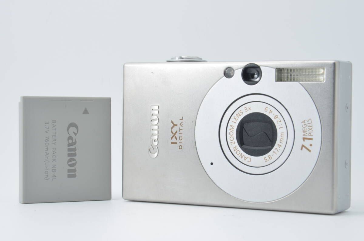 ☆良品☆ キヤノン CANON IXY DIGITAL 10 シルバー コンパクトデジタル