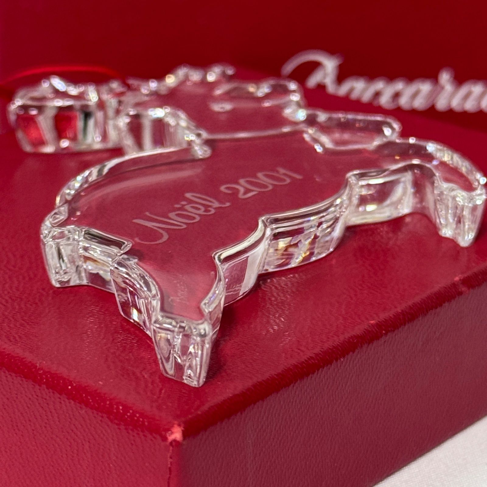 Baccarat バカラ ノエル 2001 トナカイ オーナメント クリスタル