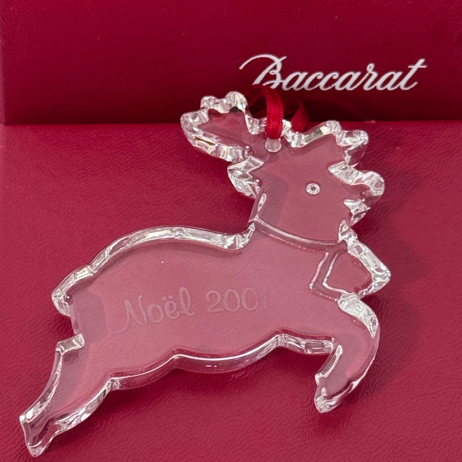 Baccarat バカラ ノエル 2001 トナカイ オーナメント クリスタル