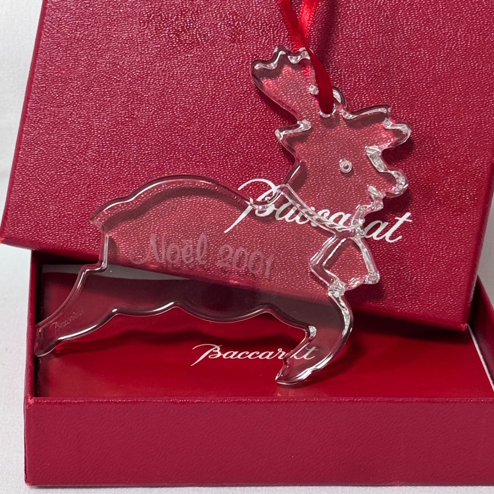 Baccarat バカラ ノエル 2001 トナカイ オーナメント クリスタル