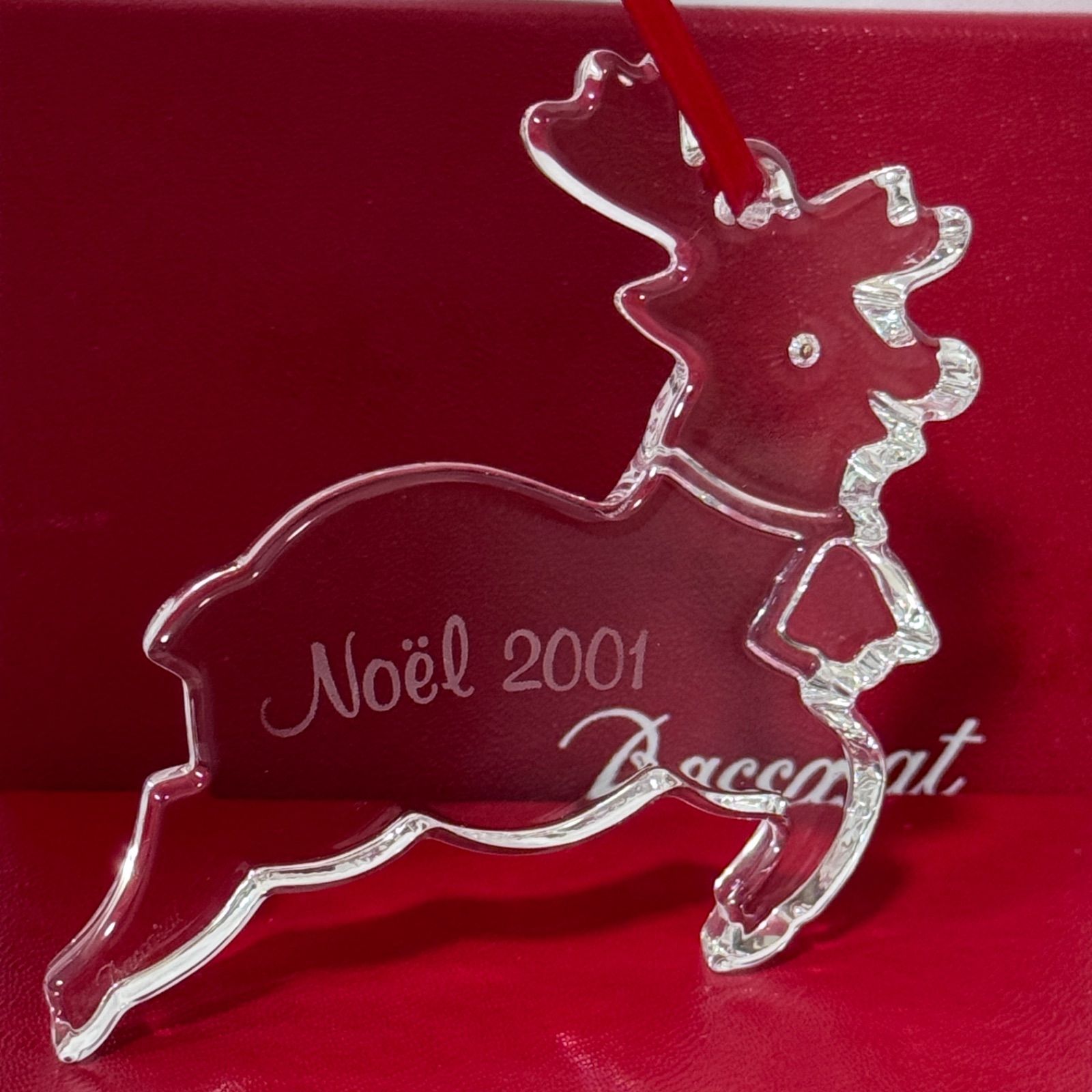 Baccarat バカラ ノエル 2001 トナカイ オーナメント クリスタル