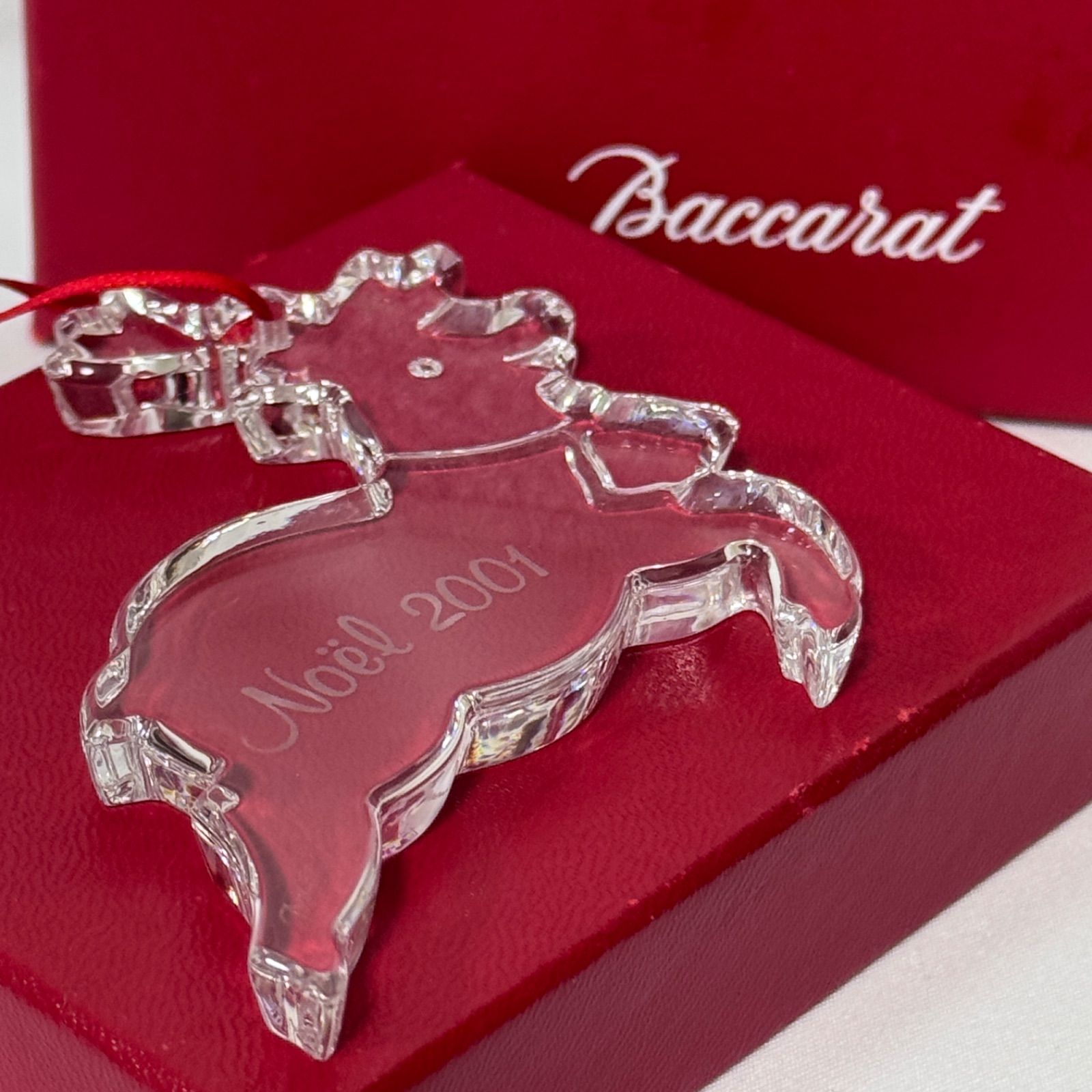 Baccarat バカラ ノエル 2001 トナカイ オーナメント クリスタル