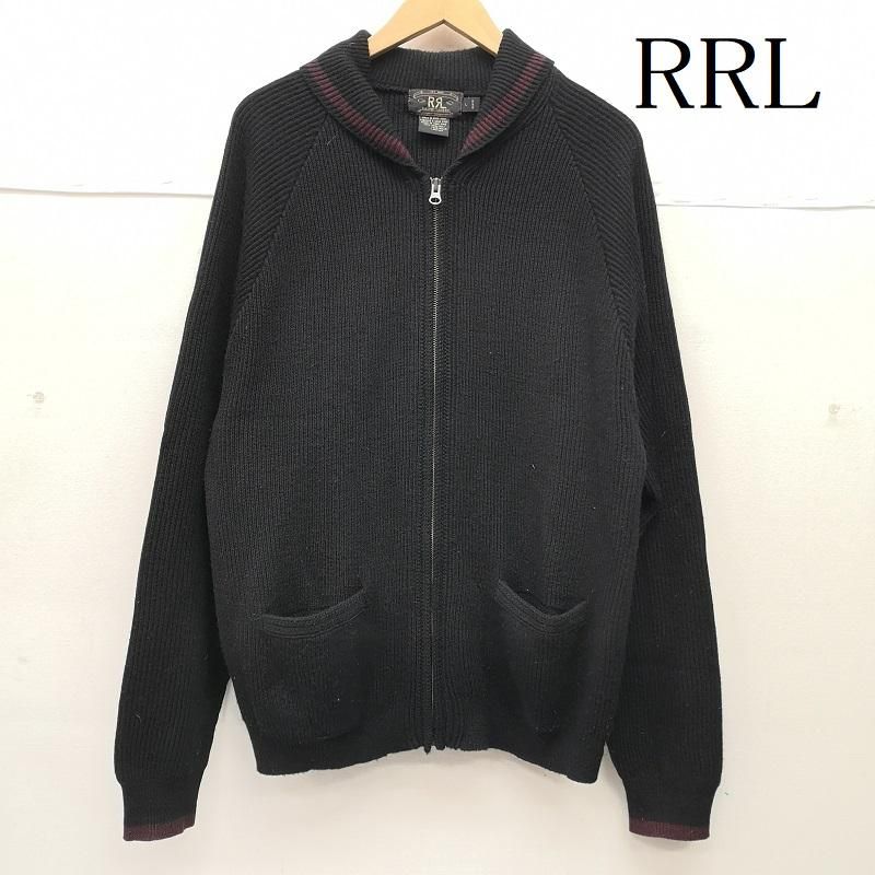 ダブルアールエル ラルフローレン 90s 三ツ星タグ ショールカラー 
