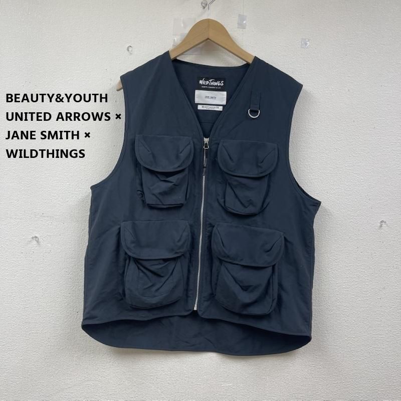 ワイルドシングス BEAUTY&YOUTH × JANE SMITH ナイロン ベスト メンズ