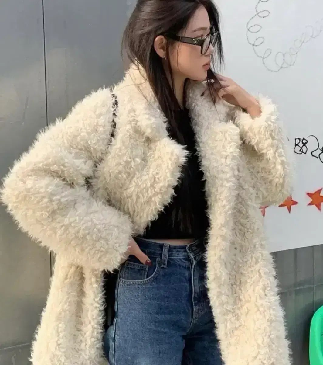 レディース 25万円)luvmiu ミューズ フェイクファージャケット HELDER 