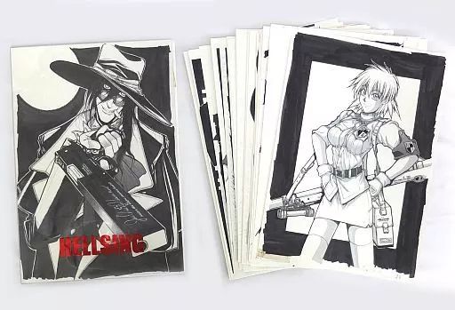 ヘルシング 20周年記念複製原画 王立国教騎士団セット ヘルシング 複製原画 20周年記念 HELLSING - 王立国教騎士団 メルカリ