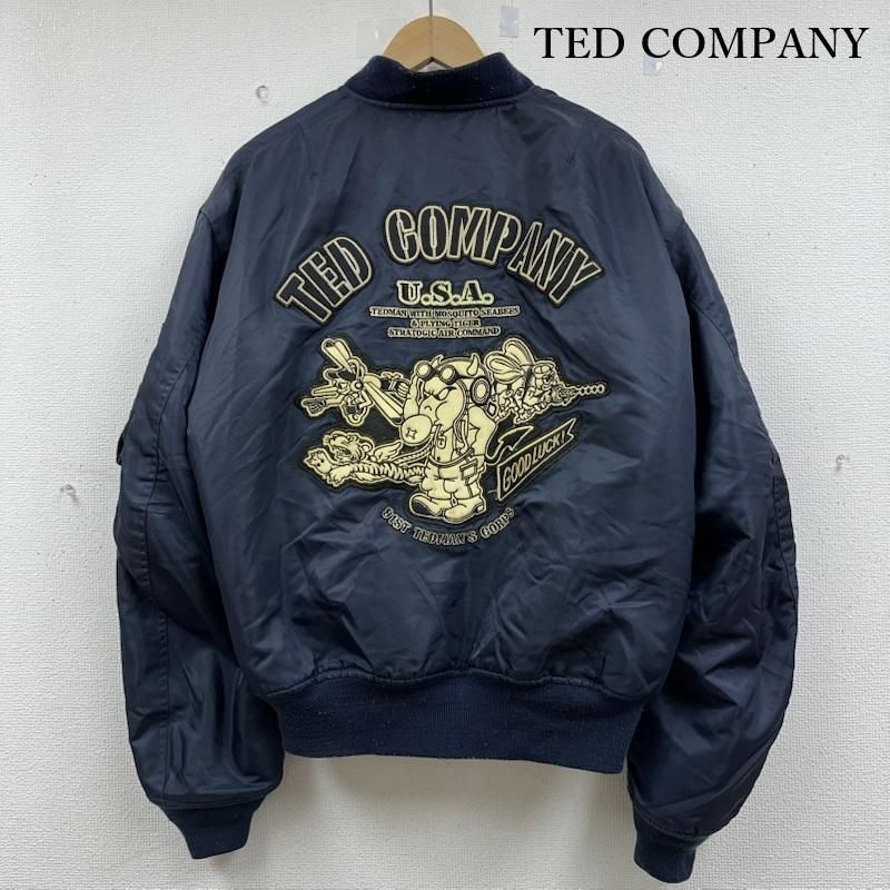 テッドマン TED COMPANY MA-1 フライト ジャケット ワッペン メンズ 42