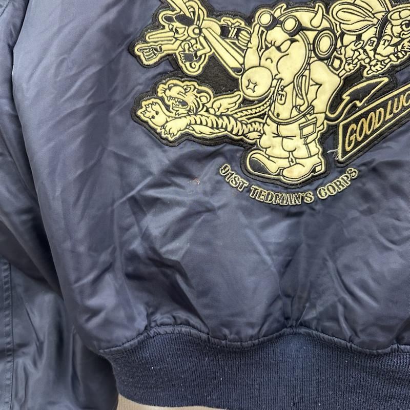 テッドマン TED COMPANY MA-1 フライト ジャケット ワッペン メンズ 42