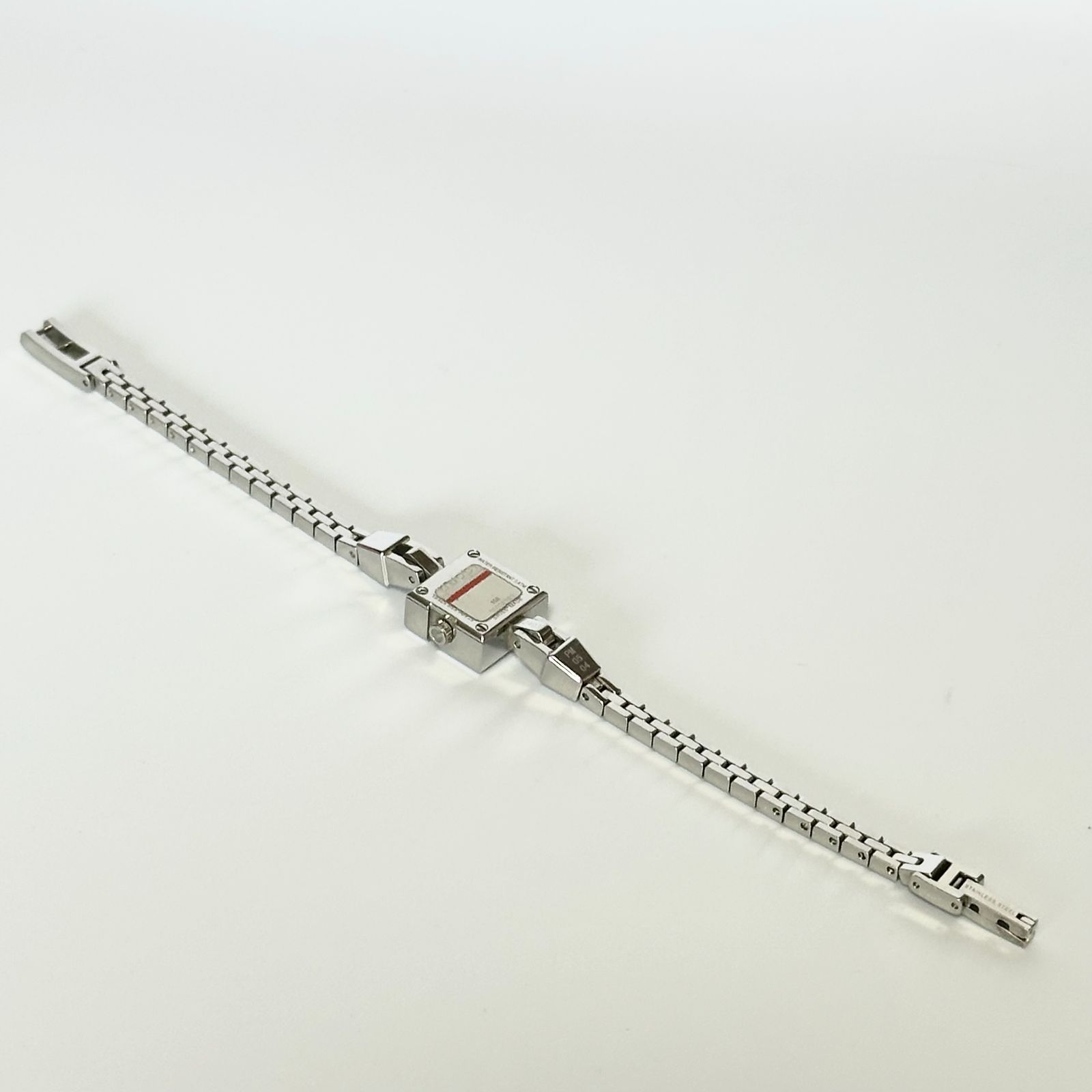 稼働/新品電池】GUCCI 102 腕時計 バングルウォッチ Gスクエア