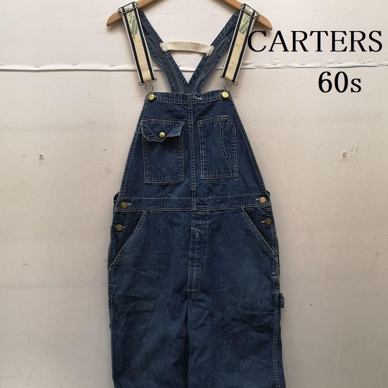 カーターズ 60s 70s USA製 列車タグ デニム オーバーオール メンズ