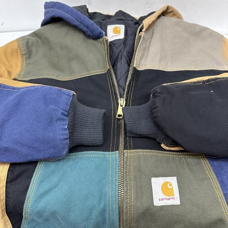 カーハート 再構築 パッチワーク ダック アクティブ ジャケット メンズ