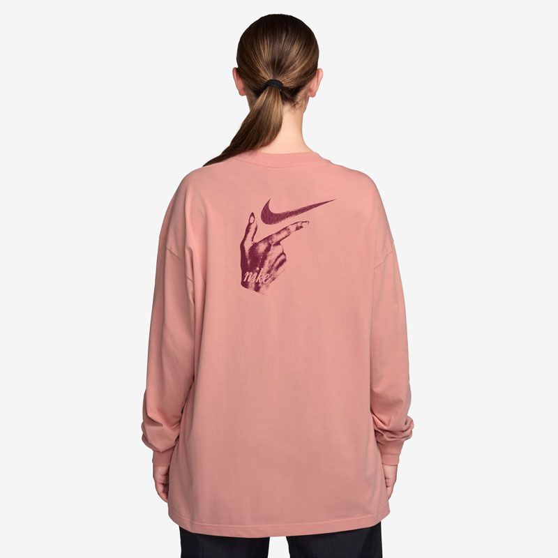 サイズS、NIKE(ナイキ) ナイキ ウィメンズ NSW VDAY OS L/S Tシャツ スポーツスタイル ウェア Ｔシャツ IH7696
