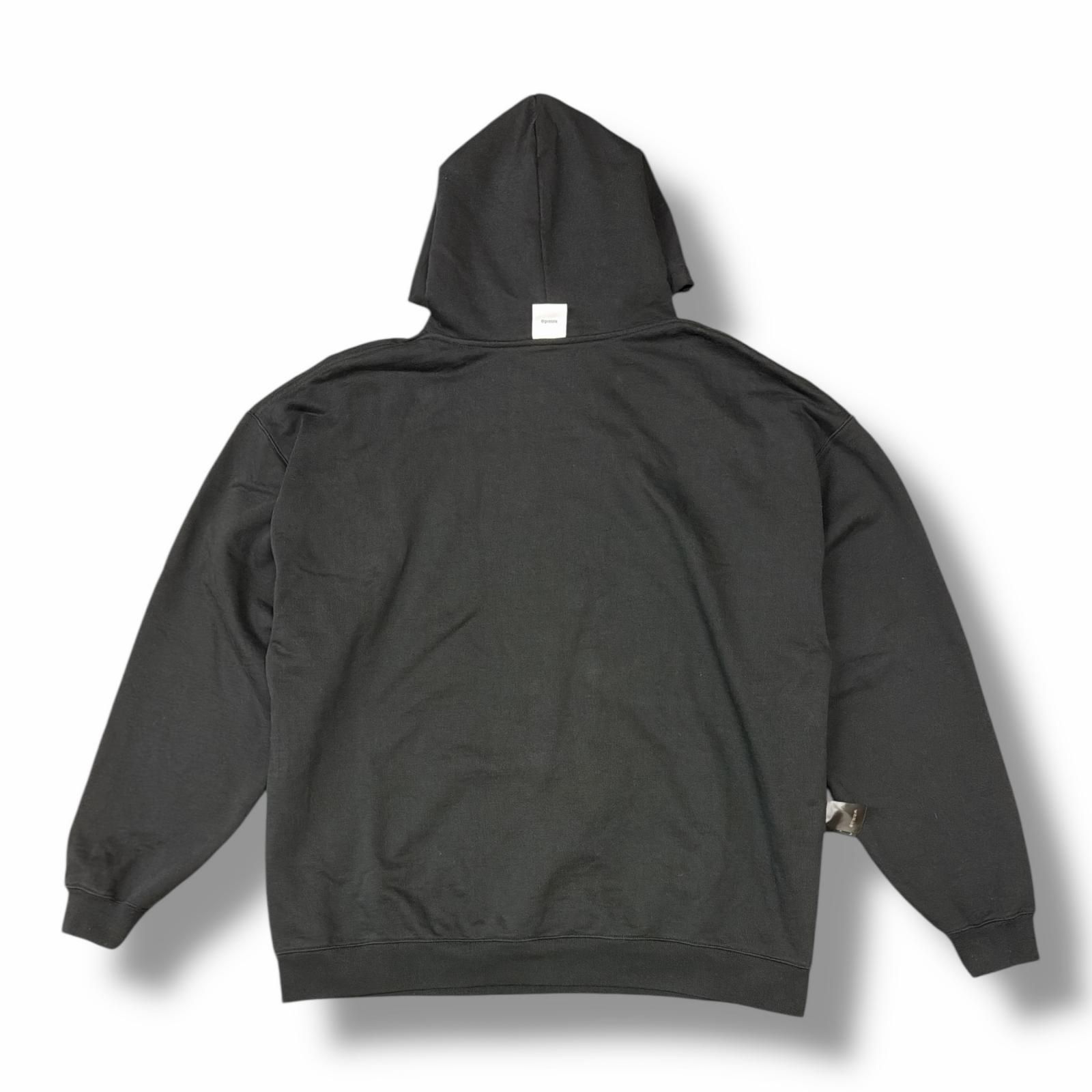 VETEMENTS 22AW ALL BLACK INSIDE OUT HOODIE インサイドアウト 