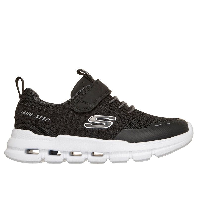 サイズ18.5cm、SKECHERS(スケッチャーズ) SKECHERS GLIDE-STEP FLOW スポーツスタイル シューズ キッズシューズ 404172L