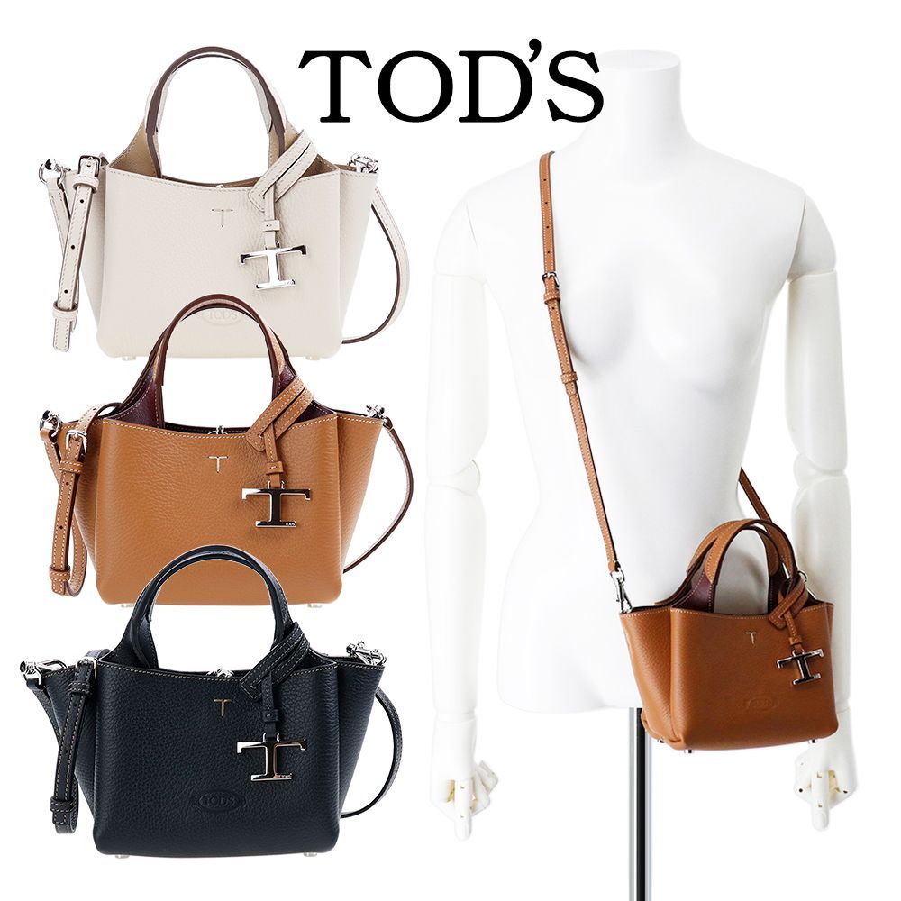 TODS トッズ ショルダーバッグ Tタイムレス マイクロ レディース 