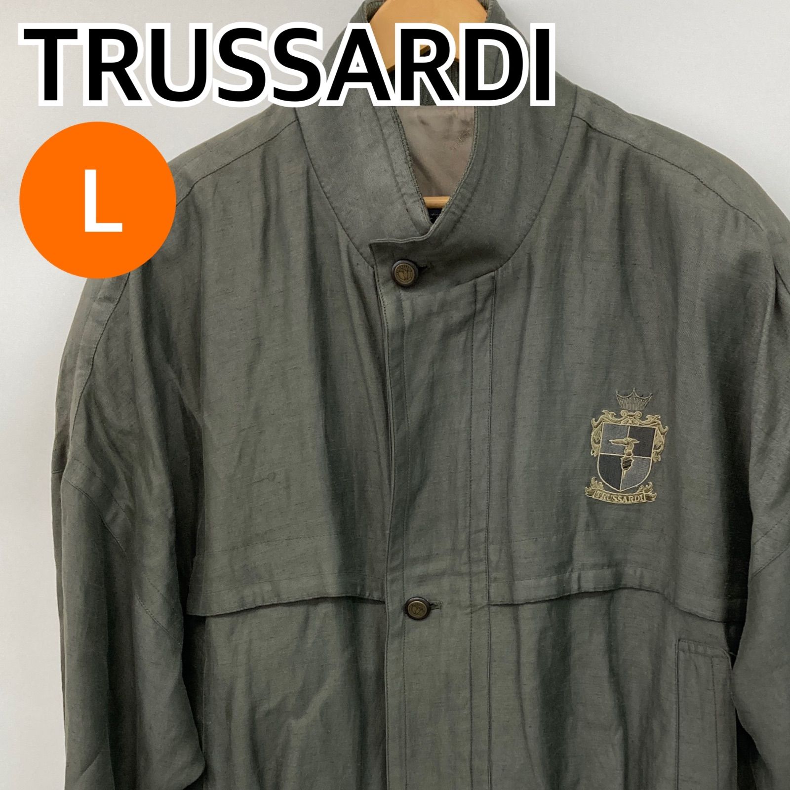 TRUSSARDI トラサルディ アウター ジャケット ブルゾン カーキ メンズ 