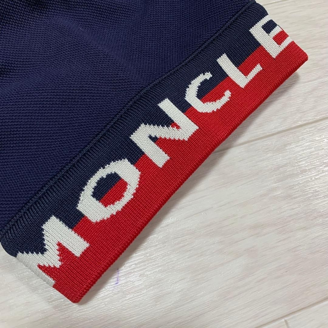 MONCLER 袖ロゴ S ネイビー ポロシャツ 4S527 【公式通販】